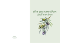 Olive You More Than You'll Ever Know – Botanical Greeting Card (A5)