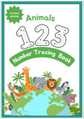 Animals 123 Numbers Tracing & Activity Workbook (A4 Wiro-Bound)