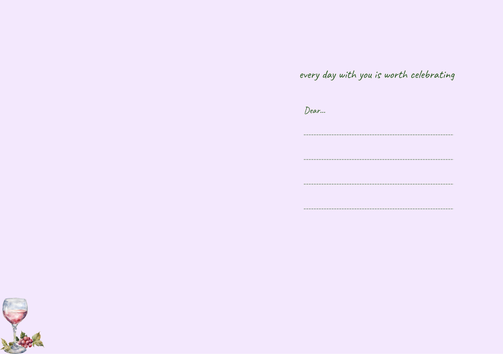 Wine Not Celebrate You? – Botanical Greeting Card (A5)