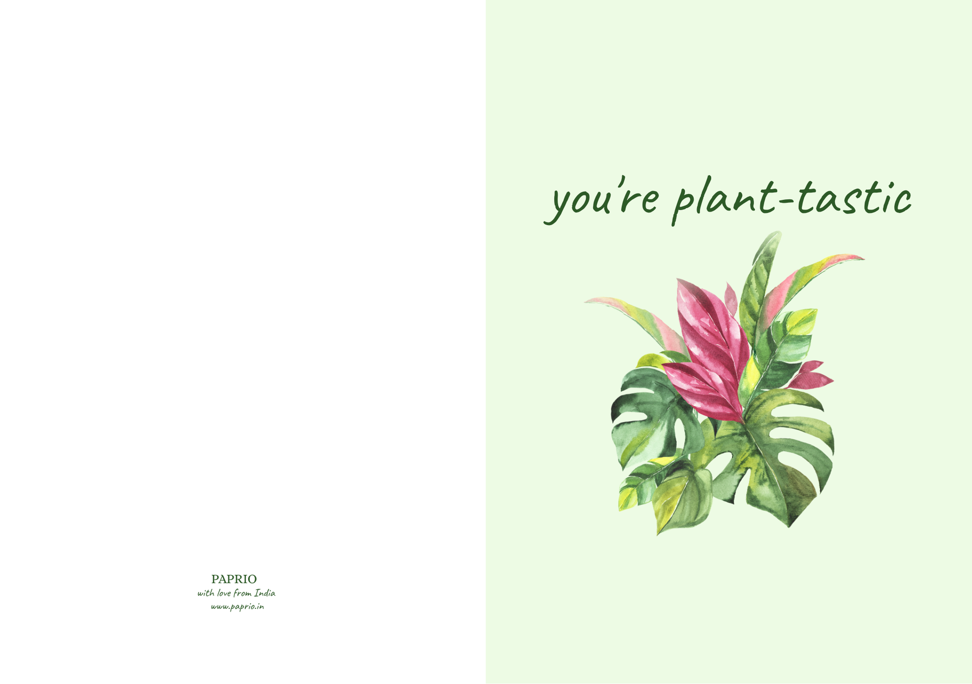 You're Plant-Tastic – Botanical Greeting Card (A5)