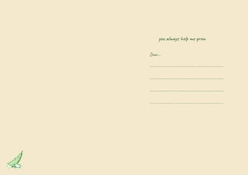 Aloe You Vera Much – Botanical Greeting Card (A5)