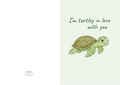 I'm Turtley In Love With You – Illustrated Greeting Card (A5)