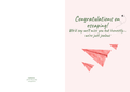 Congratulations On Escaping! We'll Miss You – Farewell Card (A5)