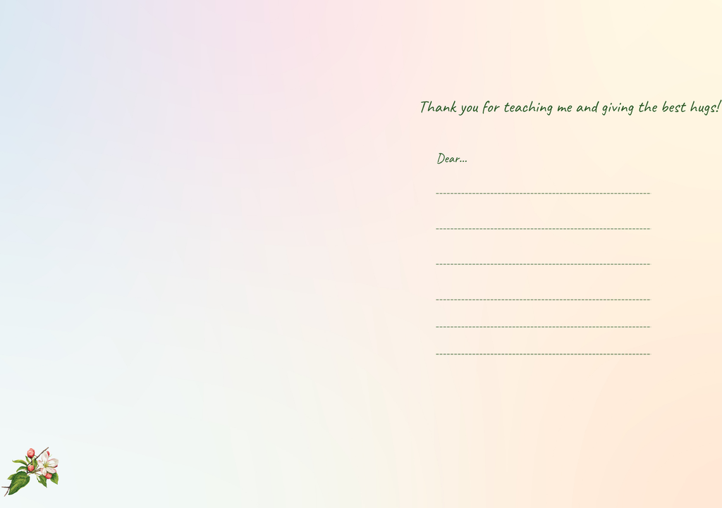 My Favorite Teacher, You're The Apple Of My Eye – Teacher Card (A5)