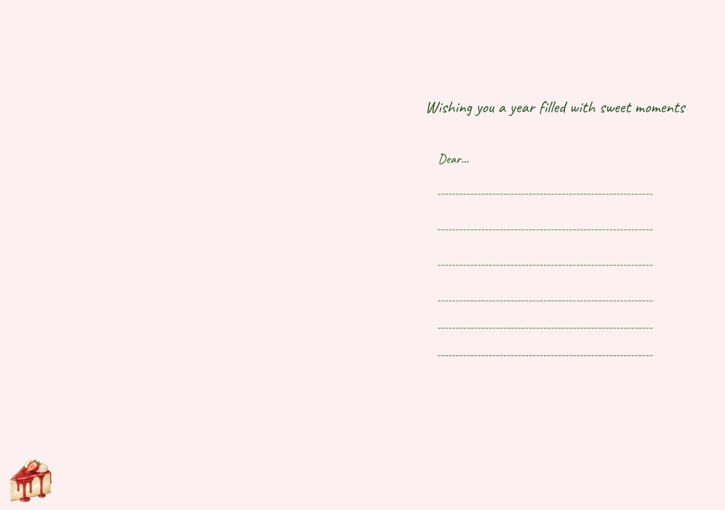 Less Work, More Cake! Wishing You The Happiest Birthday – Card (A5)