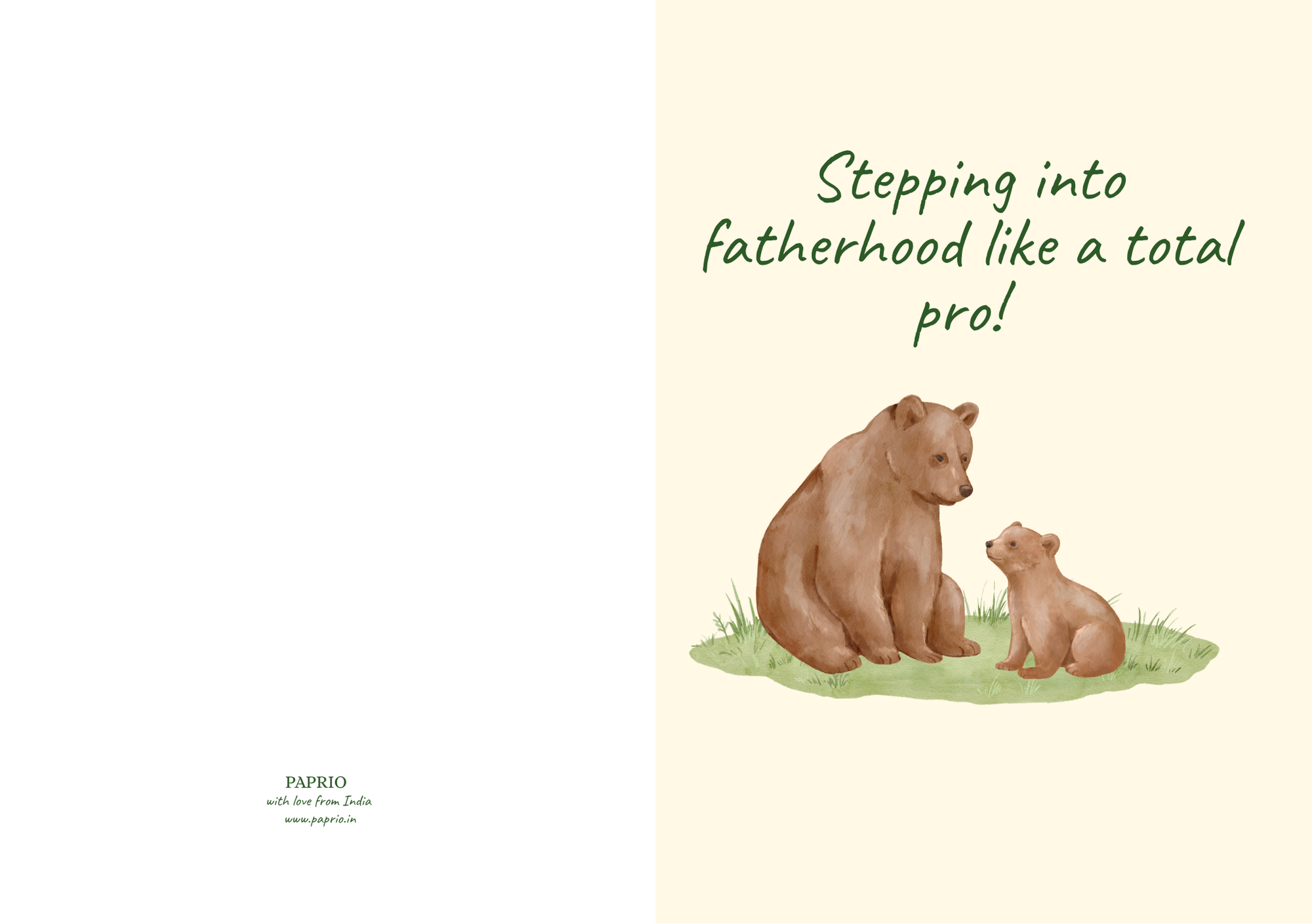Stepping Into Fatherhood Like A Total Pro! – New Dad Card (A5)