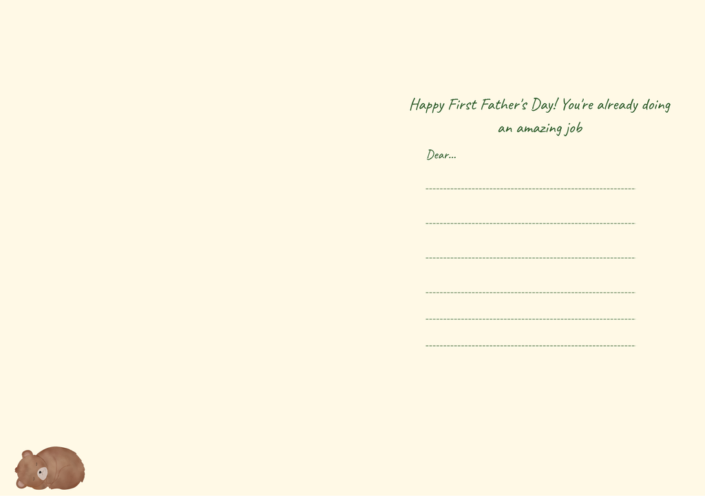 Stepping Into Fatherhood Like A Total Pro! – New Dad Card (A5)