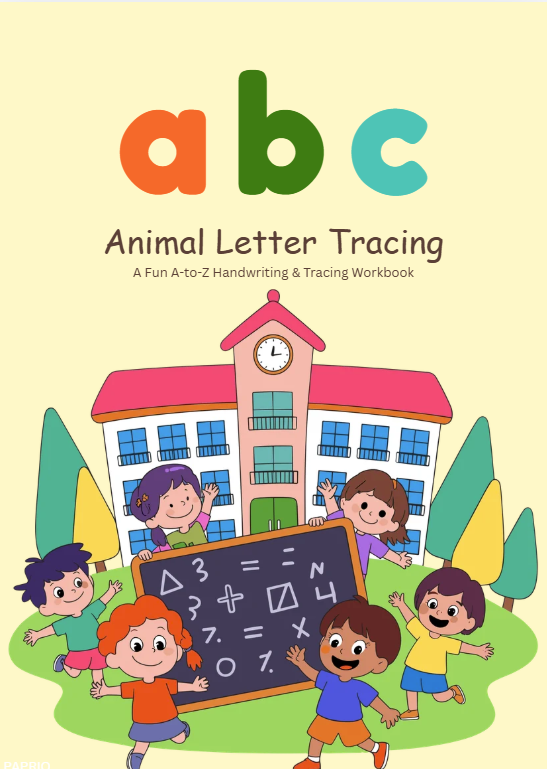 My First ABC Alphabet & Handwriting Practice Book (A4 Wiro-Bound)