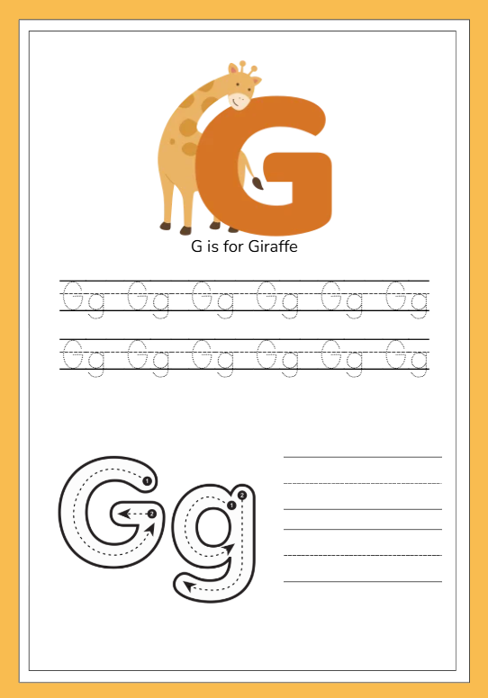ABC Animal Letter Tracing & Phonics Workbook (A4 Wiro-Bound)