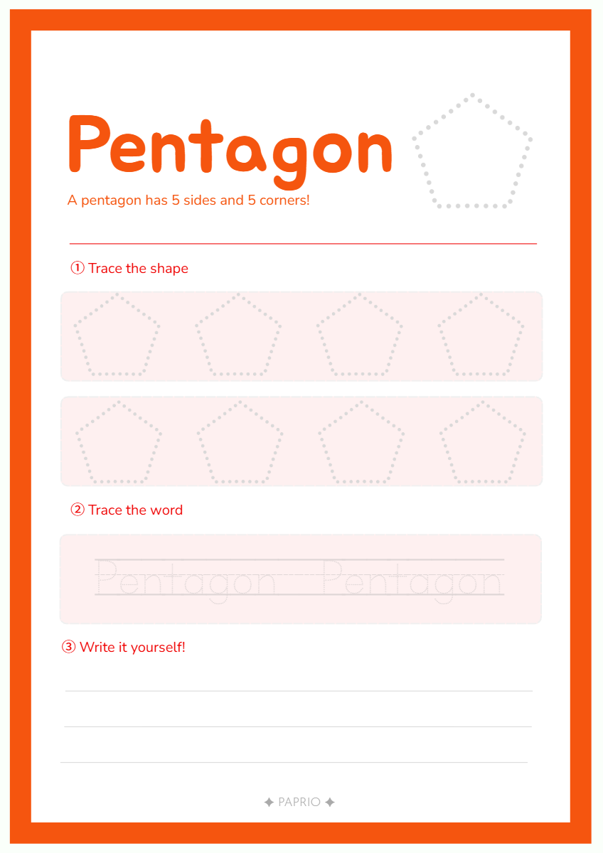 Shapes & Patterns Pre-Writing Tracing Workbook (A4 Wiro-Bound)